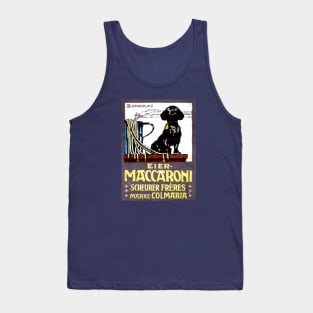 1910 Dachshund and Macaroni Tank Top